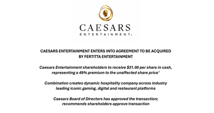 Caesars Press Release